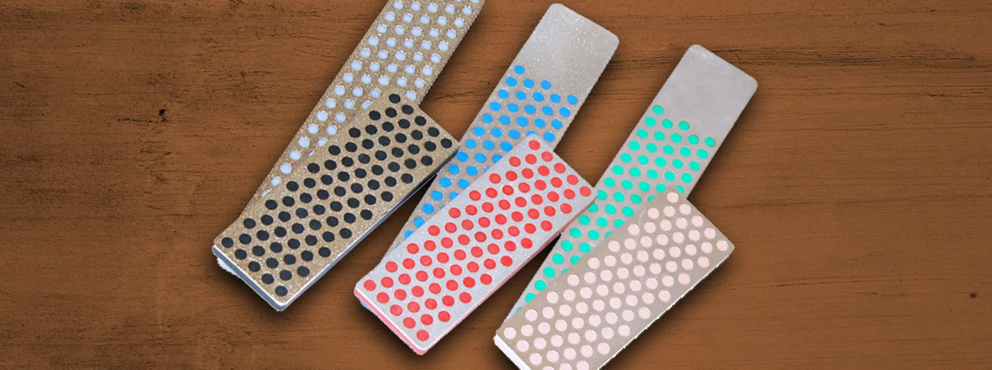 Pierres à affûter Mini Diamant Ski und Snowboard DMT, 70 mm, set de 3 Pierres à affûter Mini Diamant Ski und Snowboard DMT, 70 mm, set de 3