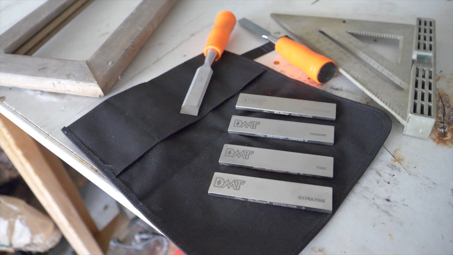 Dmt diamond sharpeners - 4’’ dia-sharp® sharpener kit with pouch - the best knife sharpeners made in usa