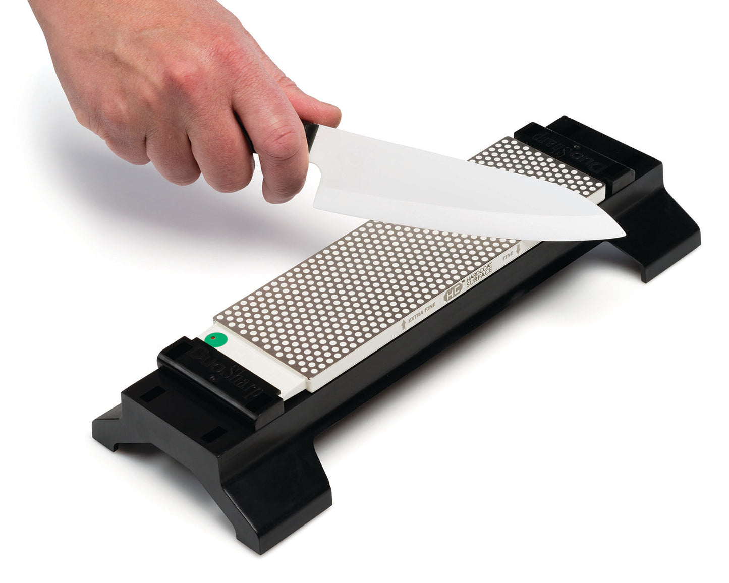 Dmt diamond sharpeners 8 in. Duosharp bench stone extra fine / fine hardcoat surface with base the best knife