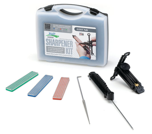 Dmt diamond sharpeners aligner prokit in rugged carry case the best knife sharpeners made in usa