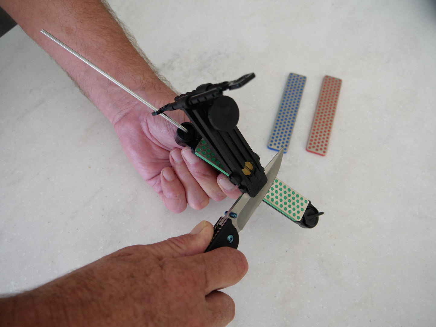 Dmt diamond sharpeners aligner prokit in rugged carry case the best knife sharpeners made in usa