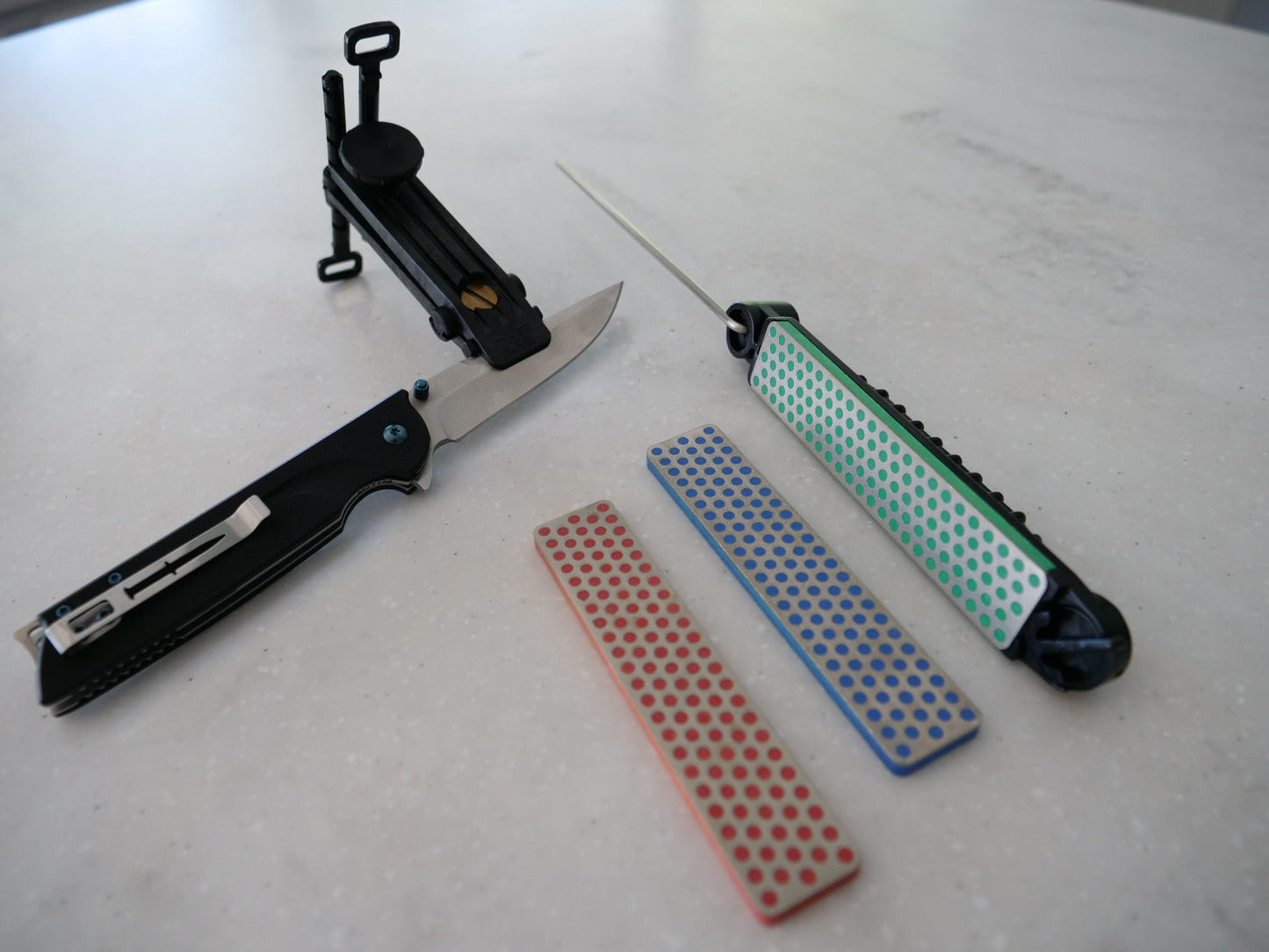 Dmt diamond sharpeners aligner prokit in rugged carry case the best knife sharpeners made in usa