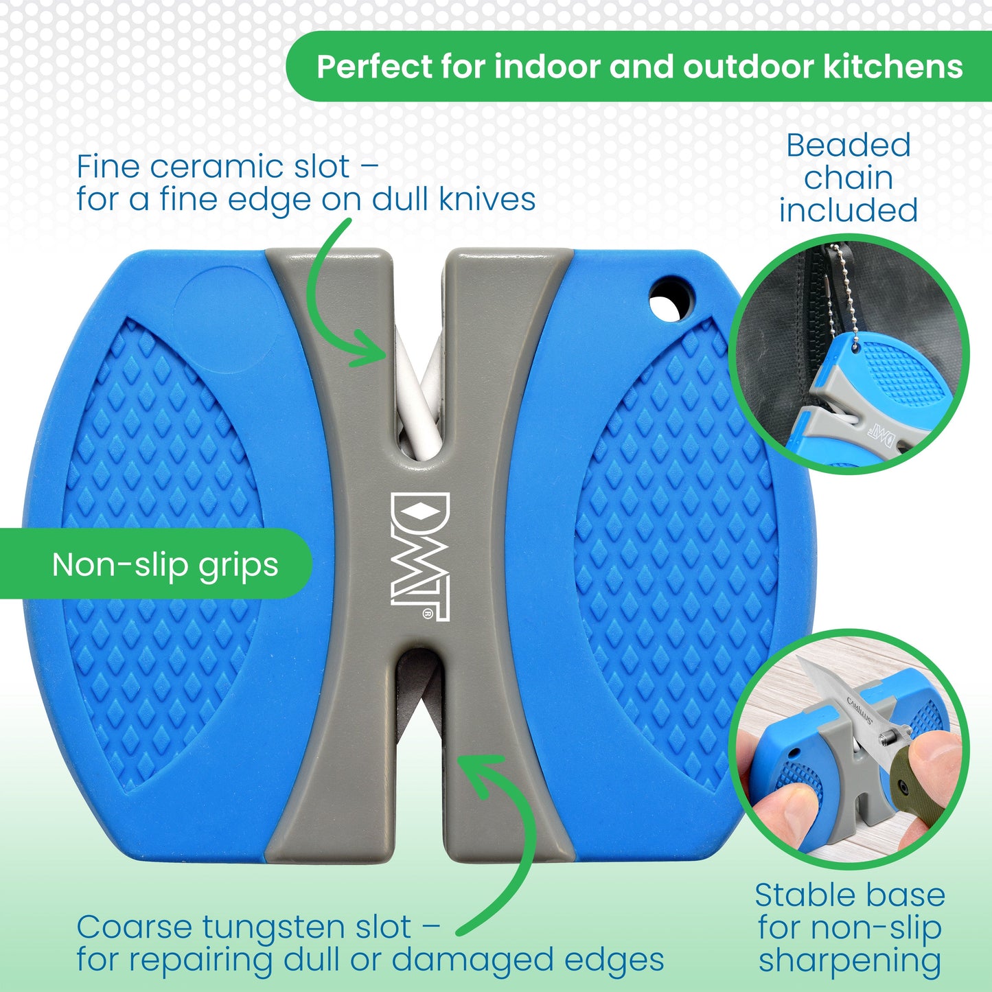 Dmt diamond sharpeners - edgesharp pocketsharp sharpener - the best knife sharpeners made in usa