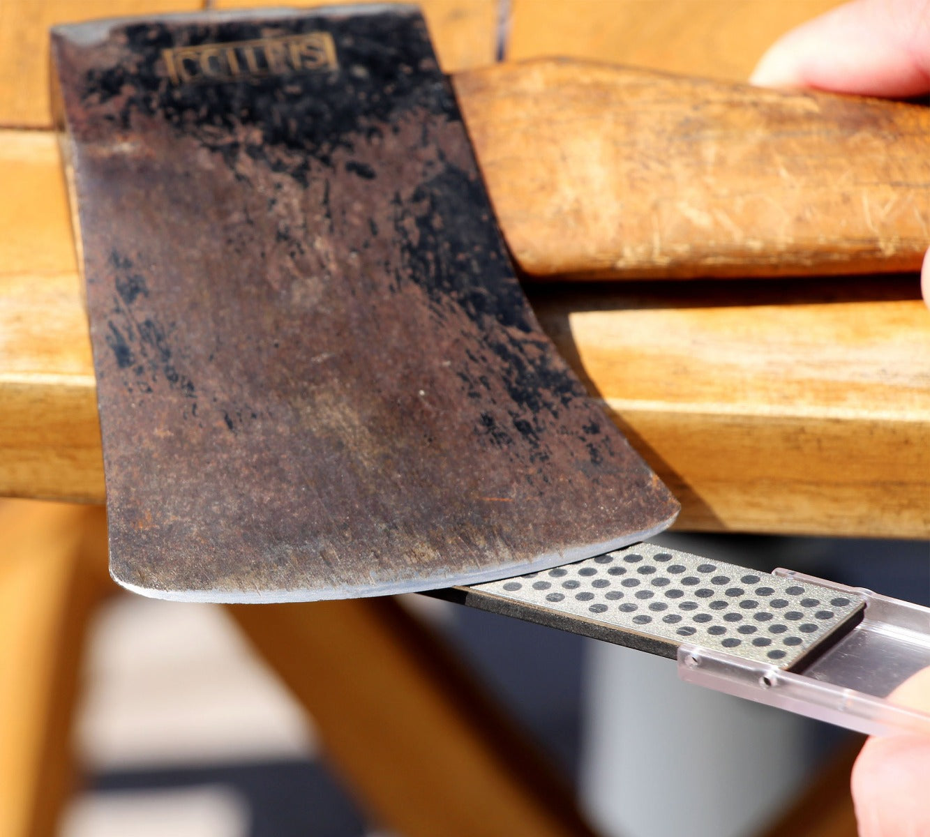 Dmt diamond sharpeners diamond mini sharp sharpener extra coarse the best knife sharpeners made in usa