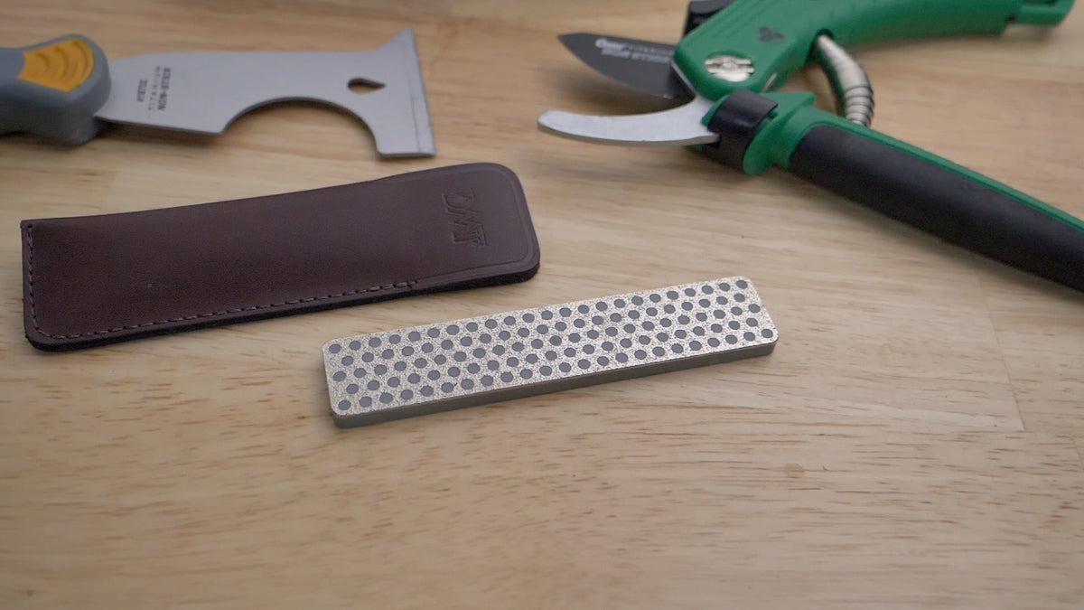 Dmt diamond sharpeners - 4-in. Diamond whetstone - extra extra coarse - the best knife sharpeners made in usa