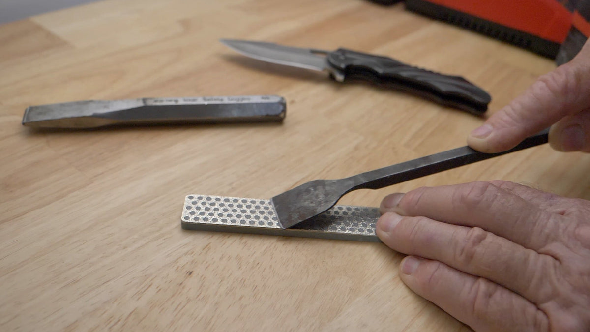 Dmt diamond sharpeners - 4-in. Diamond whetstone - extra extra coarse - the best knife sharpeners made in usa