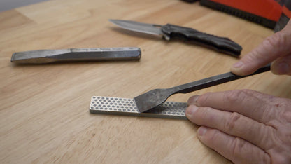 Dmt diamond sharpeners - 4-in. Diamond whetstone - extra extra coarse - the best knife sharpeners made in usa