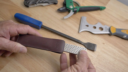 Dmt diamond sharpeners - 4-in. Diamond whetstone - extra extra coarse - the best knife sharpeners made in usa