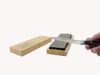 Dmt diamond sharpeners - 6-in. Diamond whetstone™ sharpener extra-coarse with wood box - the best knife sharpeners made