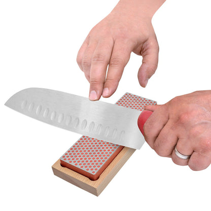 Dmt diamond sharpeners - 6-in. Diamond whetstone™ sharpener fine with hardwood box - the best knife sharpeners made