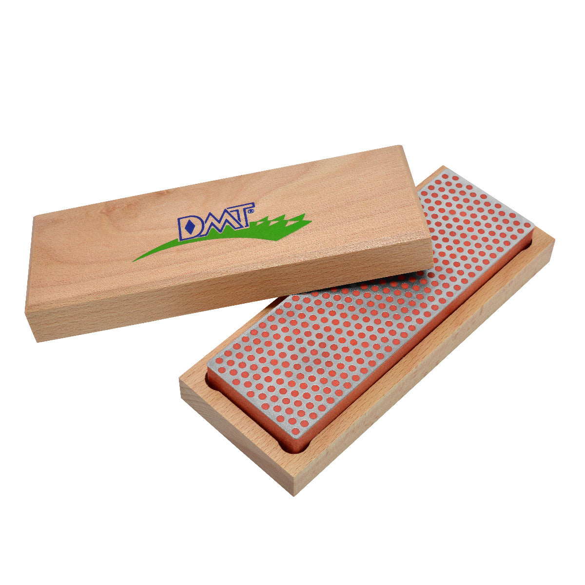 Dmt diamond sharpeners - 6-in. Diamond whetstone™ sharpener fine with hardwood box - the best knife sharpeners made