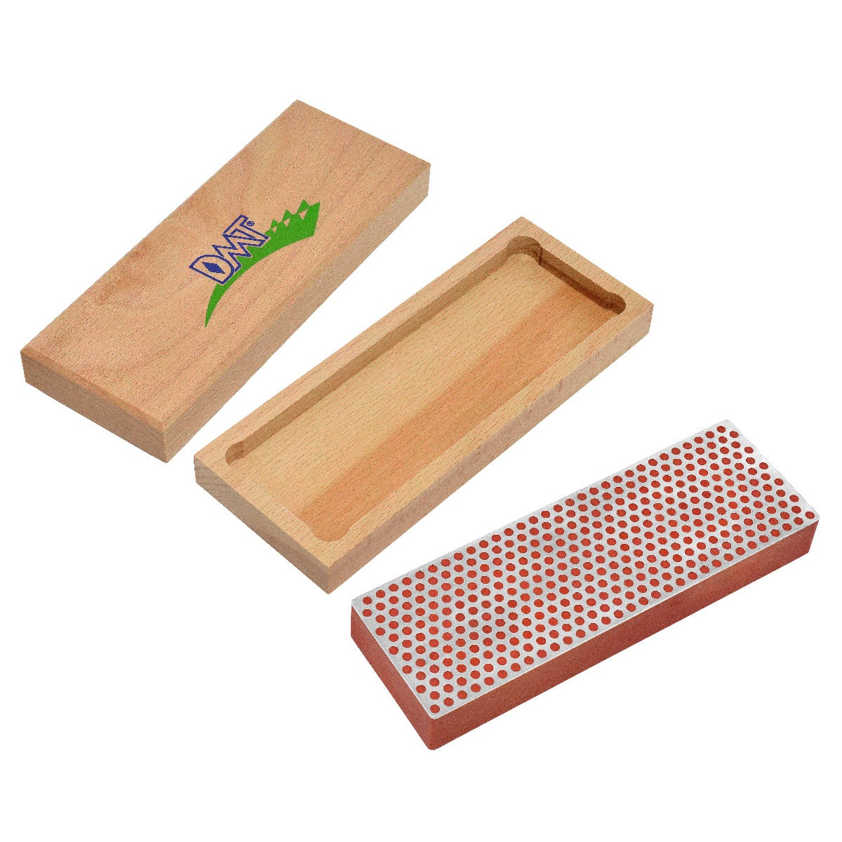 Dmt diamond sharpeners - 6-in. Diamond whetstone™ sharpener fine with hardwood box - the best knife sharpeners made