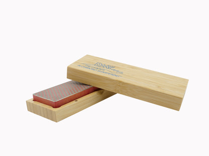 Dmt diamond sharpeners - 6-in. Diamond whetstone™ sharpener fine with wood box - the best knife sharpeners made in usa