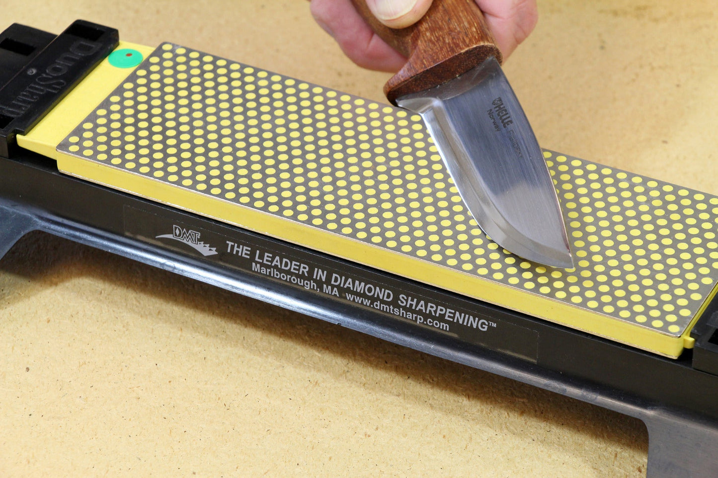 Dmt diamond sharpeners - 8-in. Duosharp bench stone extra-fine / fine with base - the best knife sharpeners made in usa