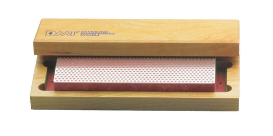 Dmt diamond sharpeners - 8-in. Diamond whetstone™ sharpener fine with hardwood box - the best knife sharpeners made