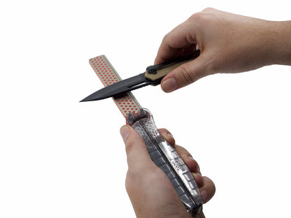 Dmt diamond sharpeners - diafold hook and knife sharpener with fish hook groove - fine - the best knife sharpeners made