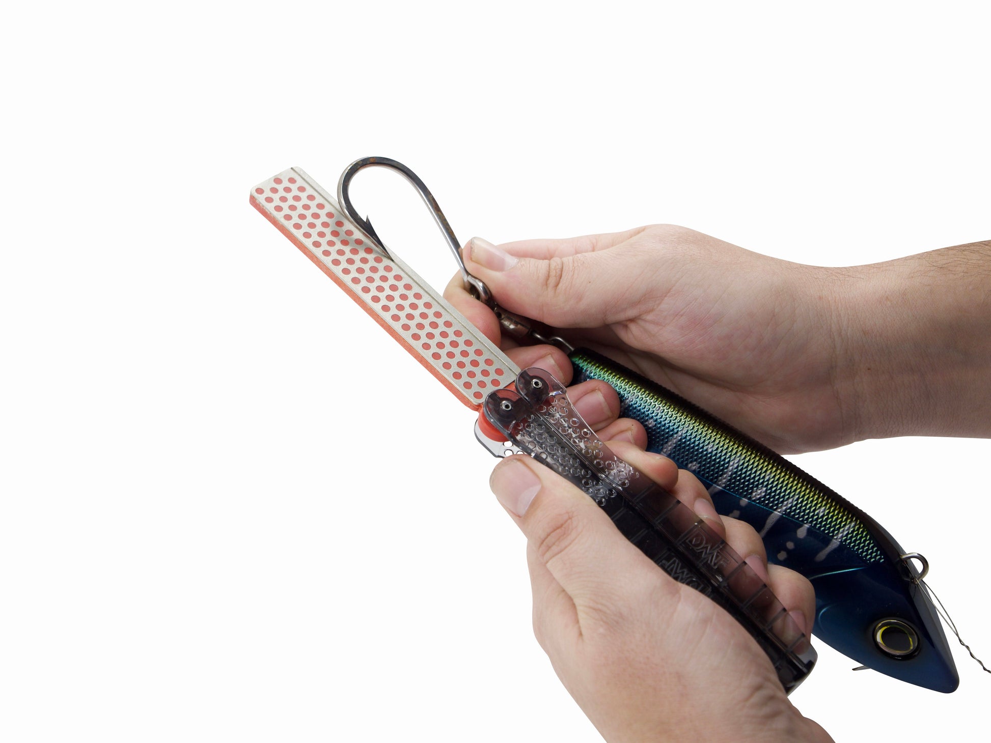 Dmt diamond sharpeners - diafold hook and knife sharpener with fish hook groove - fine - the best knife sharpeners made
