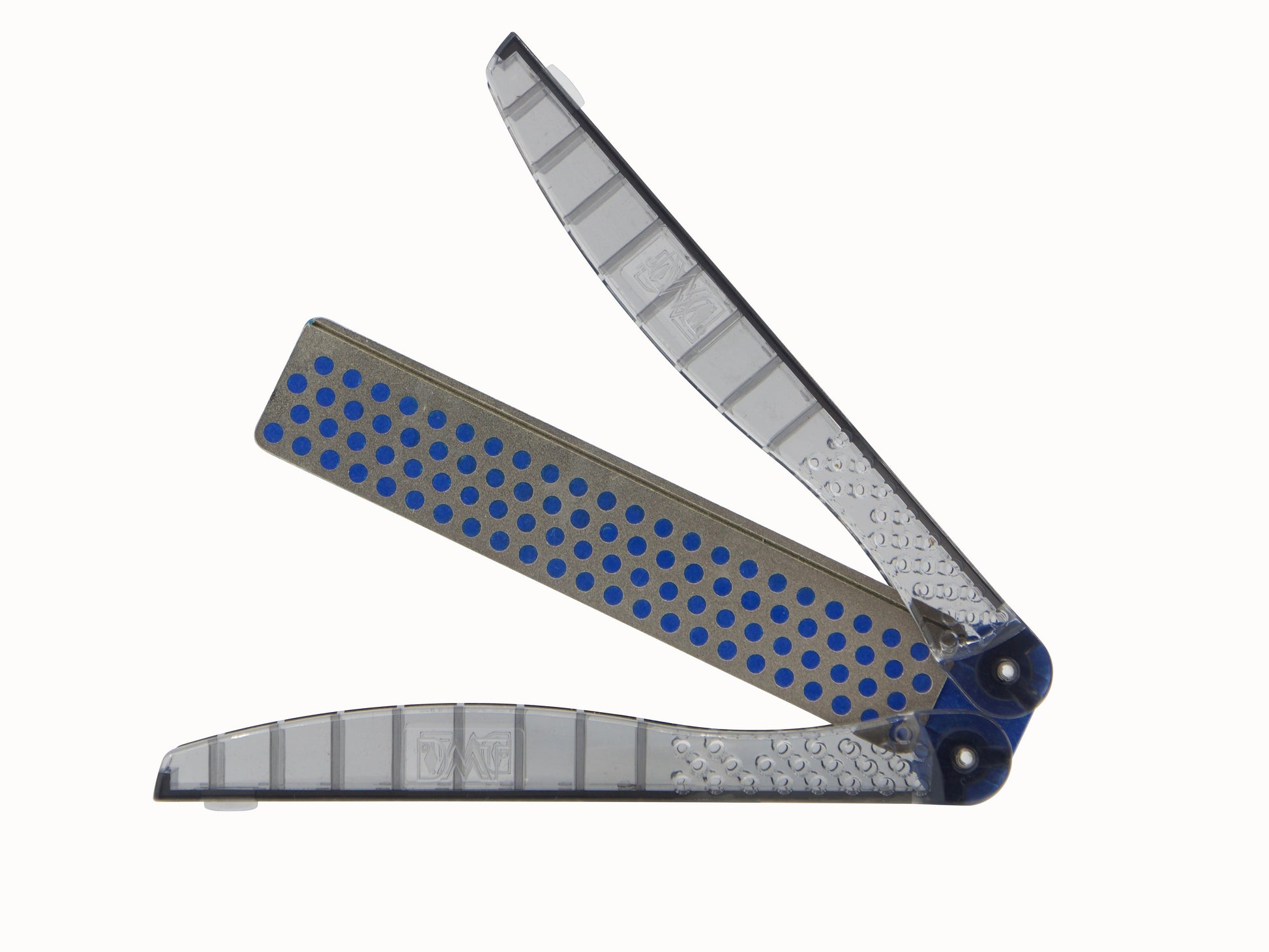 Dmt diamond sharpeners - diafold hook and knife sharpener with fish hook groove - the best knife sharpeners made in usa