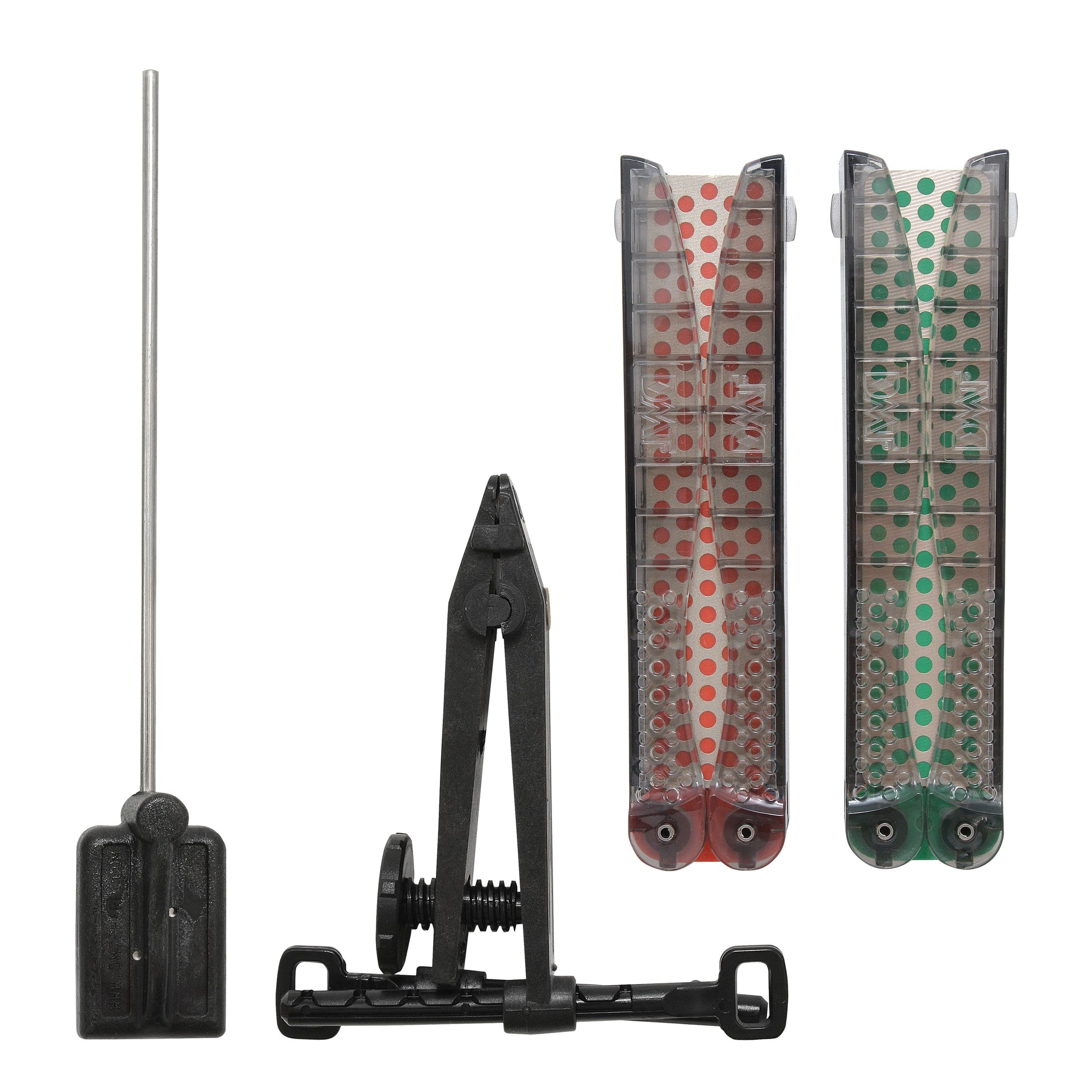 Dmt diamond sharpeners - diafold magna-guide kit with ee/e/f/c grits in sturdy case - the best knife sharpeners made