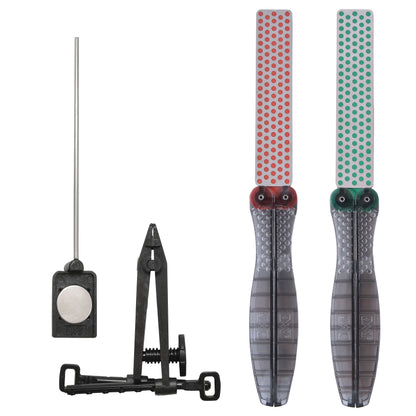 Dmt diamond sharpeners - diafold magna-guide kit with ee/e/f/c grits in sturdy case - the best knife sharpeners made
