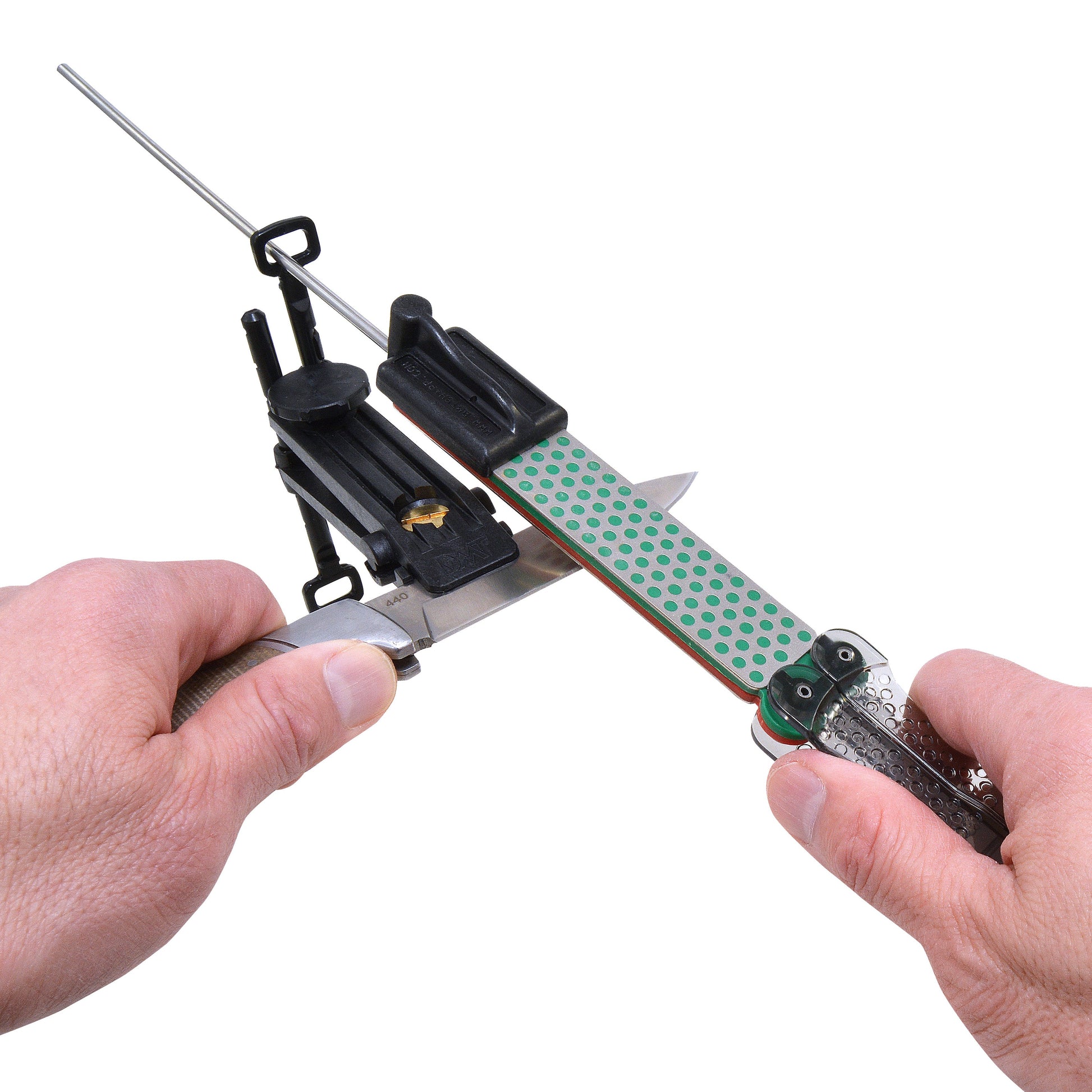 Dmt diamond sharpeners - diafold magna-guide sharpening system - the best knife sharpeners made in usa