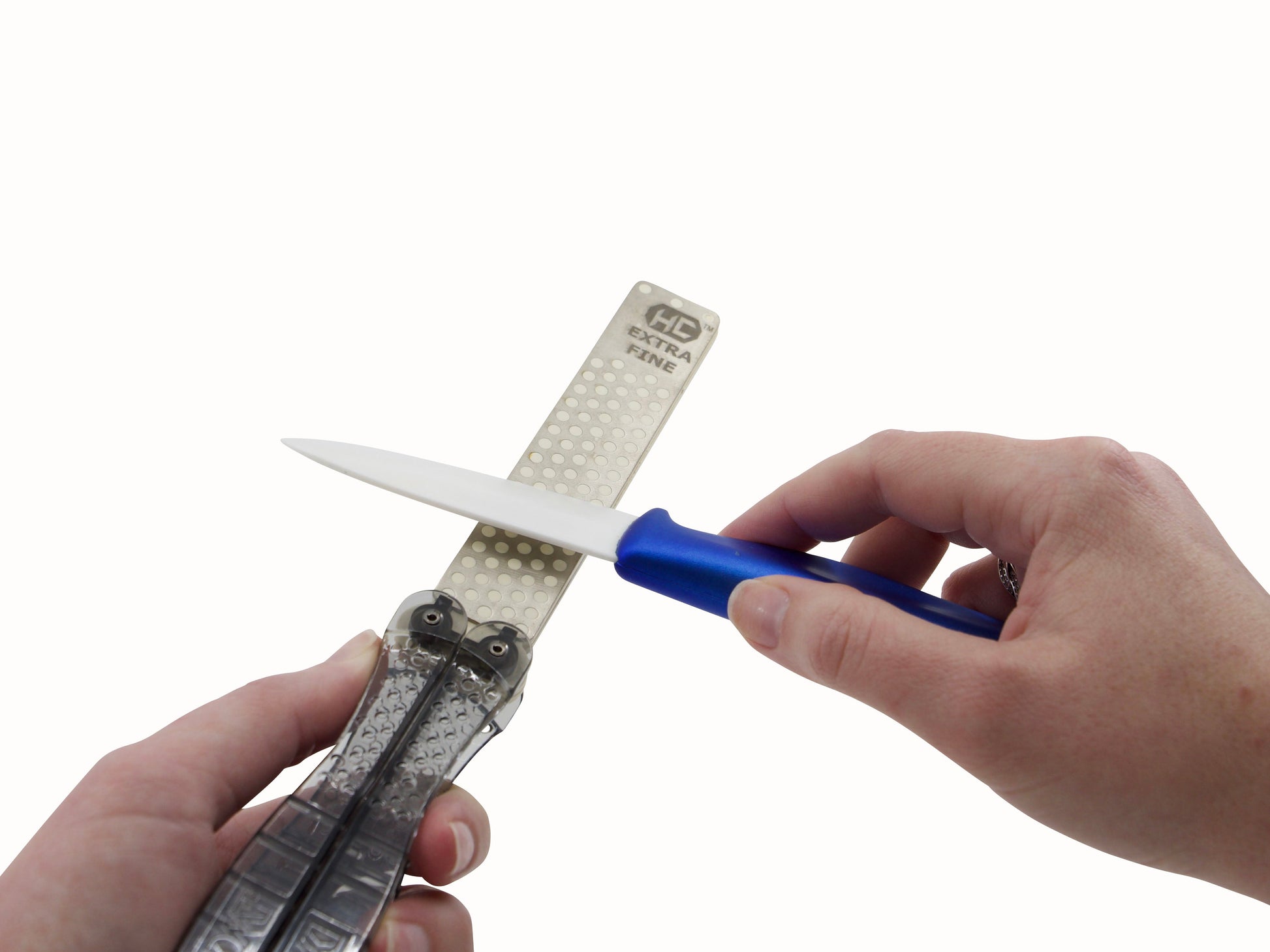Dmt diamond sharpeners - double sided sharpener-fine/x-fine - the best knife sharpeners made in usa