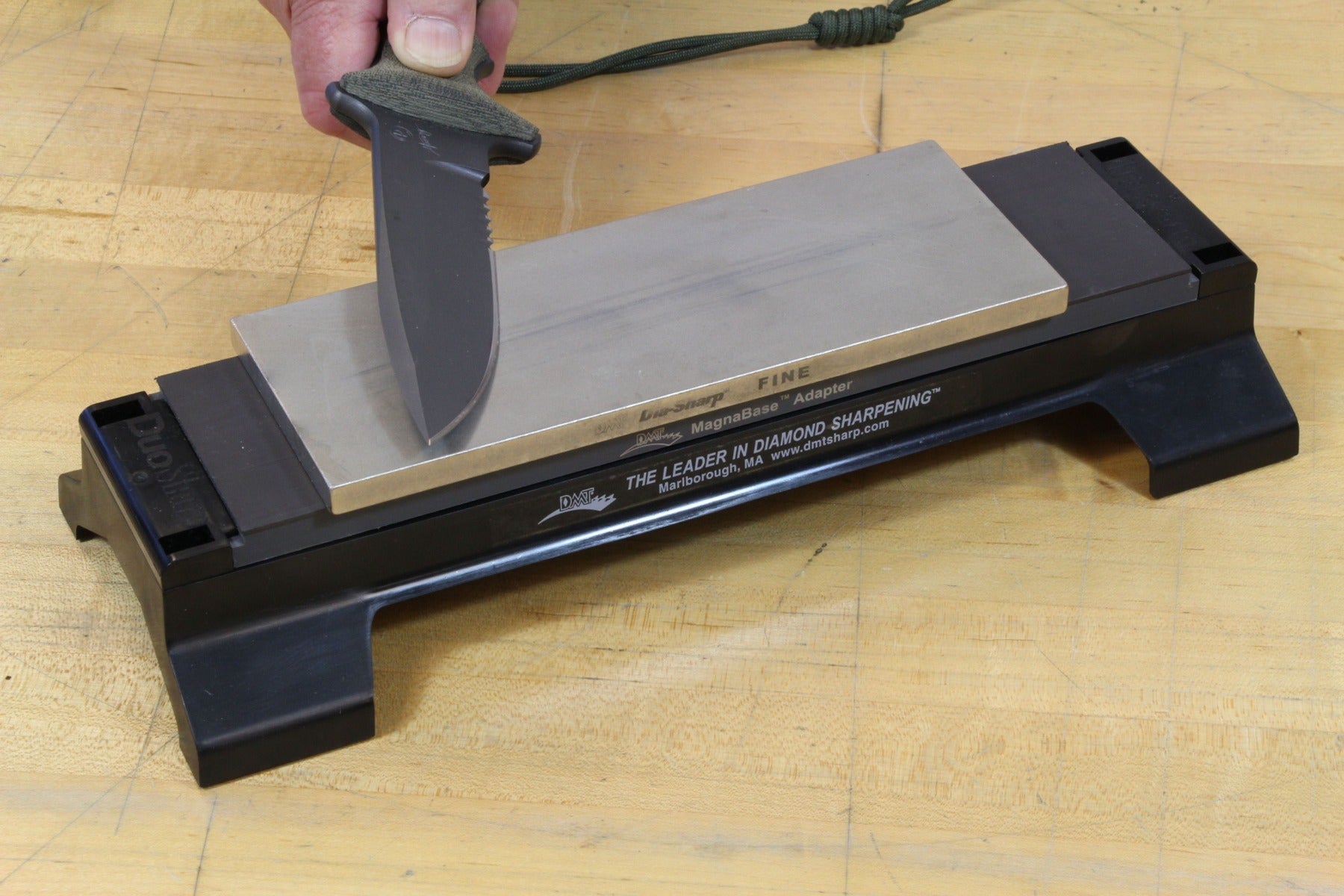 Dmt diamond sharpeners - duosharp base with magnabase adapter - the best knife sharpeners made in usa