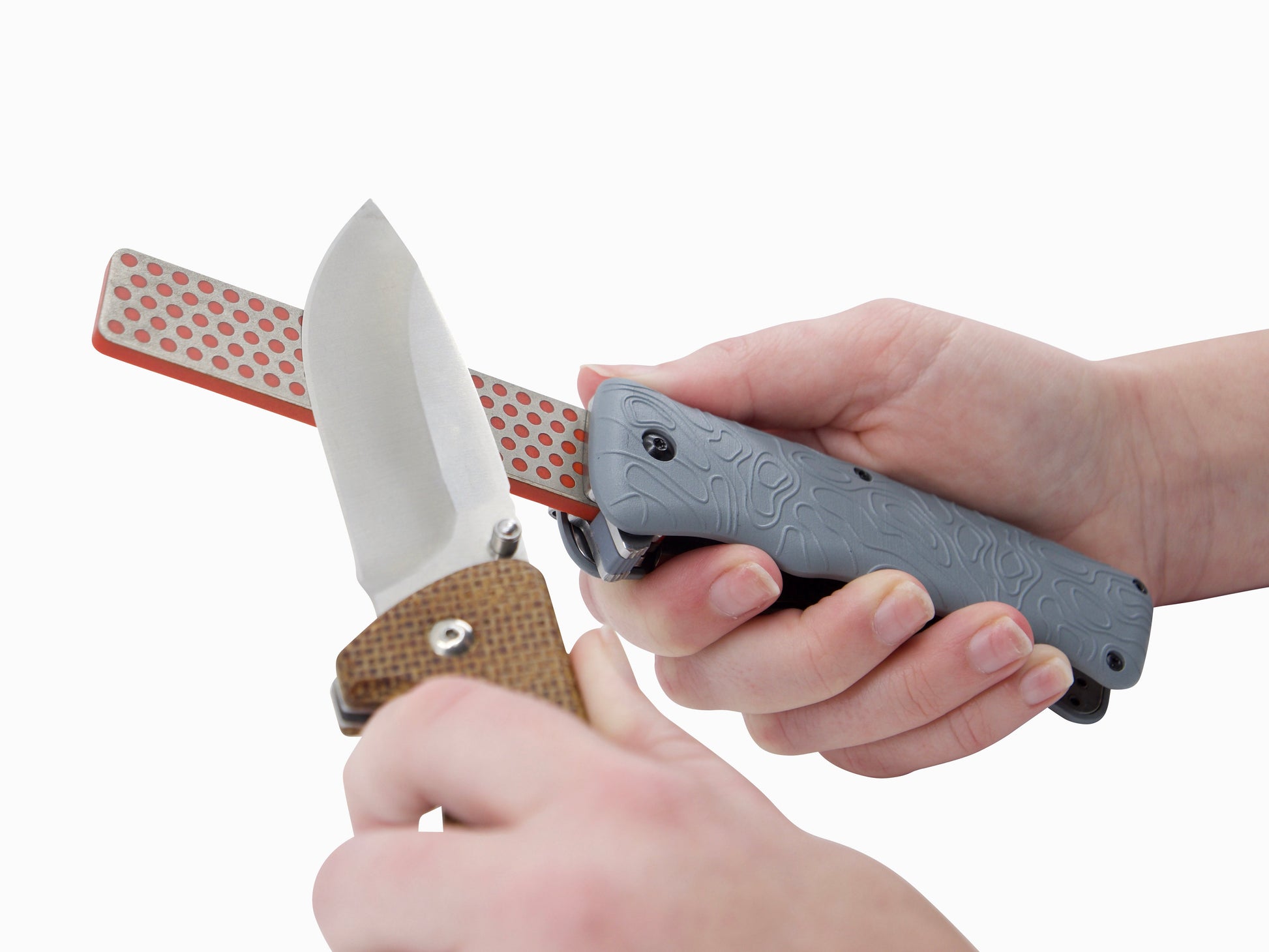 Dmt diamond sharpeners - edgesharp burst spring-assisted sharpener - the best knife sharpeners made in usa