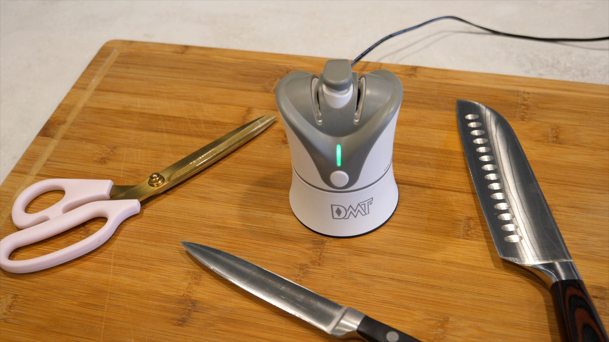 Dmt diamond sharpeners - suregrip powered diamond knife & shear sharpener with suction base - the best knife sharpeners
